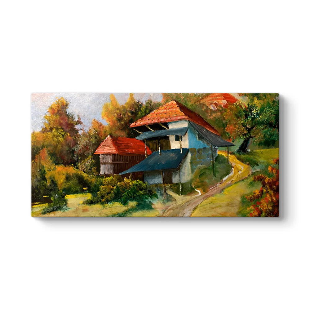 Çoban Ressam Manzara Tablosu - Model 5